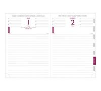Agendas Rendez-vous Exacompta Journalier - 12 x 17 cm - Journalier 17 - Année 2027