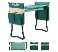 Agenouilloir de jardin pliable - Coussinets en mousse EVA - Avec 2 poches à outils - Largeur 20,1 cm