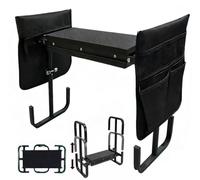 Agenouilloir de jardinage 2 en 1 - Pliable - Hauteur réglable - 60 x 52 x 27 cm - Pour jardiner et camper