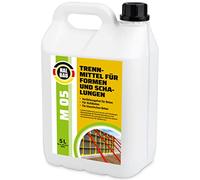 Agent de démoulage 5 l pour coffres pour plâtre, béton, mortier | Huile de coffrage M05