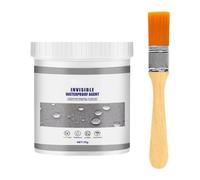 Agent imperméable invisible - Adhésif polyuréthane transparent, liquide pénétrant pour salle de bain | Colle de réparation de fissures de toit de mur extérieur avec pinceau d'application