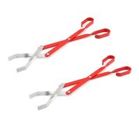 Ages Grill Bbq Tong Aluminium Ciseaux Pinces Poignée Cuisine Accessoires En Plein Air Camping Cuisson Outils Bbq Clips Pince 2 Pièces