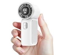 AGEYOU Mini ventilateur portable, 1 à 100 vitesses, jusqu'à 12 heures de travail, petit ventilateur personnel de voyage, ventilateur turbo rechargeable, cadeau pour homme et femme, pour le camping