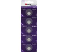 AGFA 5X CR1220 - Pile bouton lithium, CR1220, 3 V, 12,0 x 2,0 mm, lot de 5