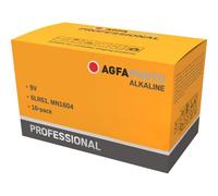 AgfaPhoto AgfaPhoto Batterie Alkaline Professional -9V E-Block 10St.