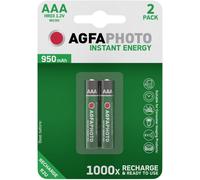 AgfaPhoto HR03 Pile rechargeable LR3 (AAA) NiMH 950 mAh 1.2 V 2 pc(s)