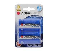 AgfaPhoto Batterie Mono D LR 20 (2 pièces)