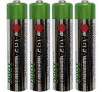 AgfaPhoto - Pile rechargeable NiMH - Format AAA - 900 mAh - Lot de 4 (Import Allemagne)