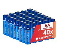 AgfaPhoto Piles Mono D LR20 Alcalines Plus (1,5V, Lot de 12) - Longue Durée de Vie - Idéales pour Lampes, Radios, Jouets et Plus - Performance Fiable et Constante (AA - Lot de 40)