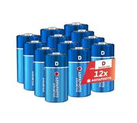 AgfaPhoto Piles Mono D LR20 Alcalines Plus (1,5V, Lot de 12) - Longue Durée de Vie - Idéales pour Lampes, Radios, Jouets et Plus - Performance Fiable et Constante - Usage Domestique et Professionnel
