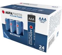 Agfa Batteries alcalines AAA Lr03 24 Pack Camping, Bleu, Taille Unique