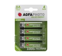 Agfaphoto Rechargeable Mignon AA 4 pièces - Piles