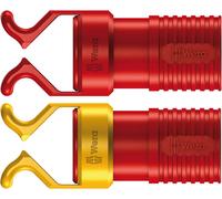 Wera Jeu d’agrippe‑vis 1440/1442 – 4,5–6 / 6,5–8,5 mm – 2 pièces Rouge