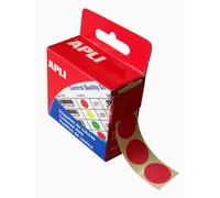 AGIPA Bte Distributrice 150 étiquettes Gommettes de signalisation Rondes 15 mm Rose