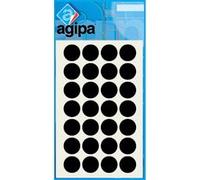 Agipa - Disques Adhesif 15 Mm Noir - Sac De 168 G