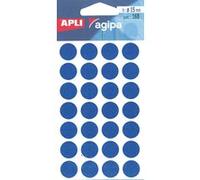 Agipa - Disques Adhesifs 15mm Bleu - Etui De 960 Bleu G