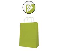 Agipa Paq 50 Sacs 25x11x31 Kraft Vert Lime