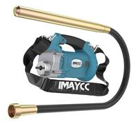 Agitateur à béton 1600 W moteur électrique en cuivre 5000 tr/min 35 mm 2 m | Compresseur de béton portable, élimine rapidement les pores d'air dans le béton, pour les installations de construction en