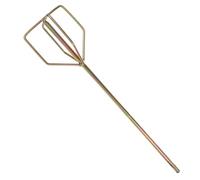 Agitateur à Ciment pour Perceuse, Tige Électrique Portable, Argenté | Alliage de Fer, Mélange de Mortier et Enduit, Usage DIY ou Pro, Accessoire pour Outil Multifonction
