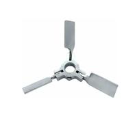Agitateur de laboratoire en acier inoxydable - Lame de mélange de 300 mm avec trou intérieur de 12 mm, conception à trois lames for un mélange efficace