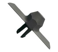 Agitateur de remplacement, compatible avec Echo RB-60 broadcast spreader, construction PET, répartition régulière, agitateur d'épandeur d'engrais avec boucle en U, pour entretien et remise en service