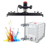 Agitateur IBC 3000 W, Mélangeur De Peinture Pour Cuve, 0-800 Tr/min, Plateau Horizontal Extensible (65-125 Cm), Brassage Homogène, Pour Dissolvant D'encre.,C