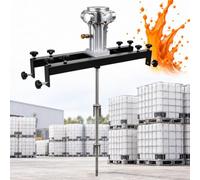 Agitateur Industriel, Mélangeur IBC, 1000 L, Vitesse Réglable 3/4HP | Hélice Repliable, Arbre Inox, Support Stable, Pression 6-8 kgf/cm², pour Peintures, Encres, Colles, Solutions Chimiques