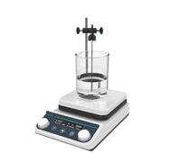 Agitateur Magnétique Avec Chauffage, Affichage Numérique, Thermostatique, Plaque Chauffante De Laboratoire, Mélangeur 20L,pour laboratoire(HS8Pro)