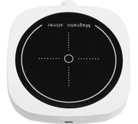 Agitateur magnétique - Plateau d'agitation - Réglable de 0 à 4 000 tr/min - Capacité de 1 L - Plateau en verre cristal noir 10 × 10 cm - 220 V 50 Hz - <40 dB - Blanc/Noir