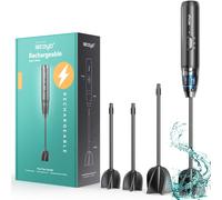 Agitateur rechargeable en résine pour résine époxy, avec 4 bâtonnets d'agitation, couleur noire