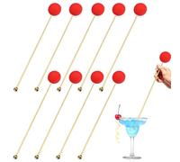 Agitateurs de cocktail - Barre de mélange portable pour condiments - Bâton de mélange pour café | Pour utilisation à la maison, cafés, bars et fêtes avec crème au chocolat, lait, jus, cocktails et