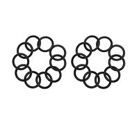 Agmoctz 20 Pièces 32 mm de Diamètre Extérieur 25 mm de Diamètre Intérieur. Joint Torique en Caoutchouc Nitrile Noir