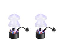 Agmoctz 2X Mist Maker 12 LED Monsieur Fogger d'eau Étang Machine à Brouillard Électrique à Ultrasons Atomiseur avec Splash Guard Prise UE