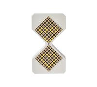 Agmoctz Lumière Numérique Sablier 1-30 Minutes Minuterie à Gravité Réglable Librement Cube à Flux Dynamique LED Lampe de Nuit pour A