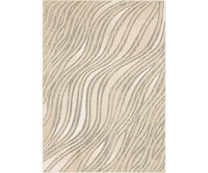 AGNELLA Harmony Tide Tapis - Moquette 100% Laine Tissée avec la Technologie Wilton Moderne Vintage Rétro Sable 133 x 180 cm