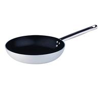 Agnelli autocuiseurs Pain Platinum evasé-Bas en Aluminium avec Manche Tubulaire en Acier Inoxydable Argent 28 cm