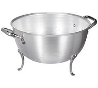 Agnelli autocuiseurs Passoire 3 Pieds Aluminium hémisphérique à 2 anses en Acier Inoxydable Argent 28 cm