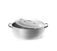 AGNELLI Casserole Ovale Aluminium Avec Couverture Cm 32 Marmite
