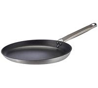 Agnelli Cocottes crêpes Crêpes Pan, en Aluminium, avec Manche Tubulaire en Acier Inoxydable, Argent
