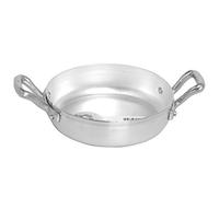 Agnelli Family Sauteuse 2 Manches, Diamètre 24 cm, Aluminium, Argent Clair