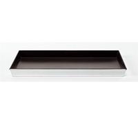 Agnelli Moule de Cuisson en Aluminium rectangulaire d'alliage 3003 Argent 40 x 30 cm