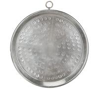 Pentole Agnelli Cocu43/332 Tarte de Cuisson Conique en Cuivre Étamé avec Rebord, Hauteur 2 cm, Diamètre 32 cm