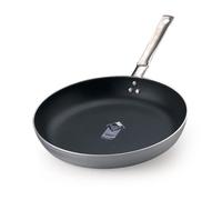 Agnelli Select évasée Poêle à Frire avec 1 Poignée, Aluminium, Argent, Aluminium, Silver, 32 cm