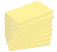 Agoer 1200 Feuilles Sticky Notes, 76 x 127 mm Jaune Notes Autocollantes, 12 Bloc-Notes Notes Super Adhésives Memo Pads pour Listes de Tâches et Rappels, le Bureau École et la Maison