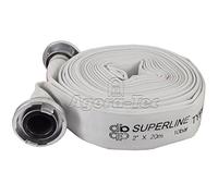 Agora-Tec ® C - tuyau d'incendie /Tuyau pompier/industrie/construction Tuyau avec 2 pièces C - Storz Raccords longueur totale 20 mètres