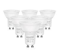 AGOTD Ampoule GU10 LED 7W 230V, Full Dimmable, Haute Compatibilité, No Flicker, No Noise,Equivalent Ampoule Halogene 50W, 560lm, Blanc Froid, 6500K, Culot GU10, Lot de 6 units
