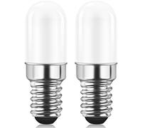 AGOTD Ampoule LED E14 blanc chaud 2700K, pour réfrigérateur, remplace les ampoules halogènes 15W, angle de diffusion de 360°, non dimmable, lot de 2