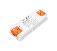 AGOTD Transformateur LED 24 V 30 W, bloc d'alimentation 1,25 A, transformateur 230 V vers 24 V, transformateur 230 V 24 V, pilote de tension constante pour lampes LED, intensité non variable