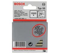 Agrafe à dos étroit type 55 résinée 6 x 1,08 x 19 mm, lot de 1000 Bosch 1609200389