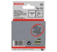 Agrafe à dos étroit type 55 résinée 6 x 1,08 x 26 mm, lot de 1000 Bosch 1609200388